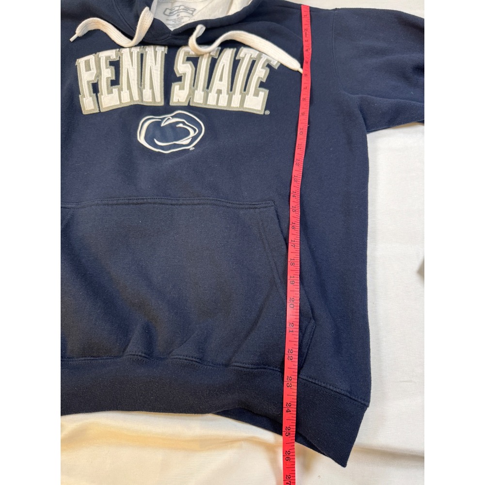 Penn State Nittany Lions Navy Blue Hoodie Sweatshirt Mens Medium G5 NCAA - Picture 6 of 8